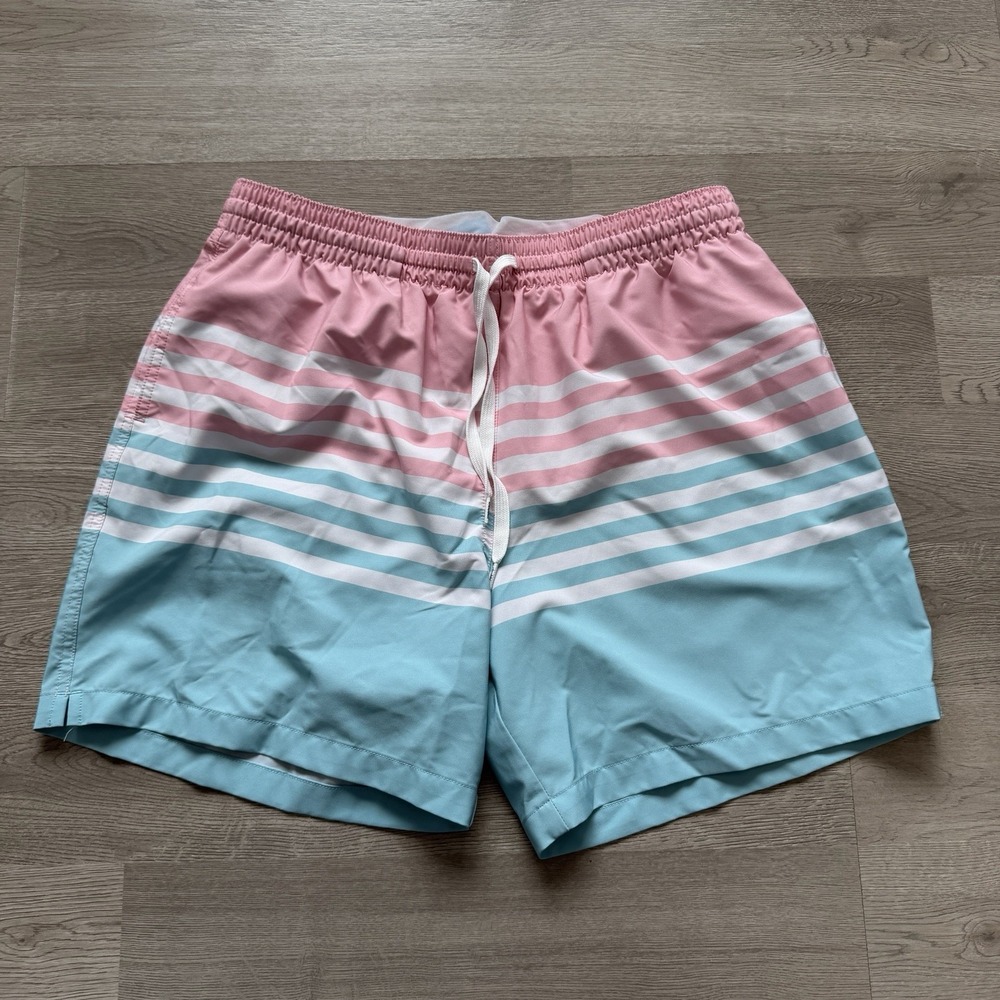 Chubbies The On The Horizons Swim Trunks Men Men`s XL Bathing Suit Short 5.5"